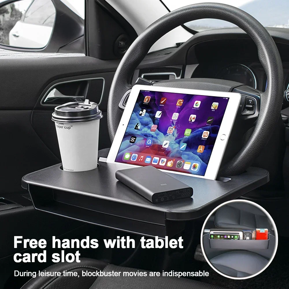 Desk Setup With Laptop - Multi-used Car Tray Laptop Desk Pad