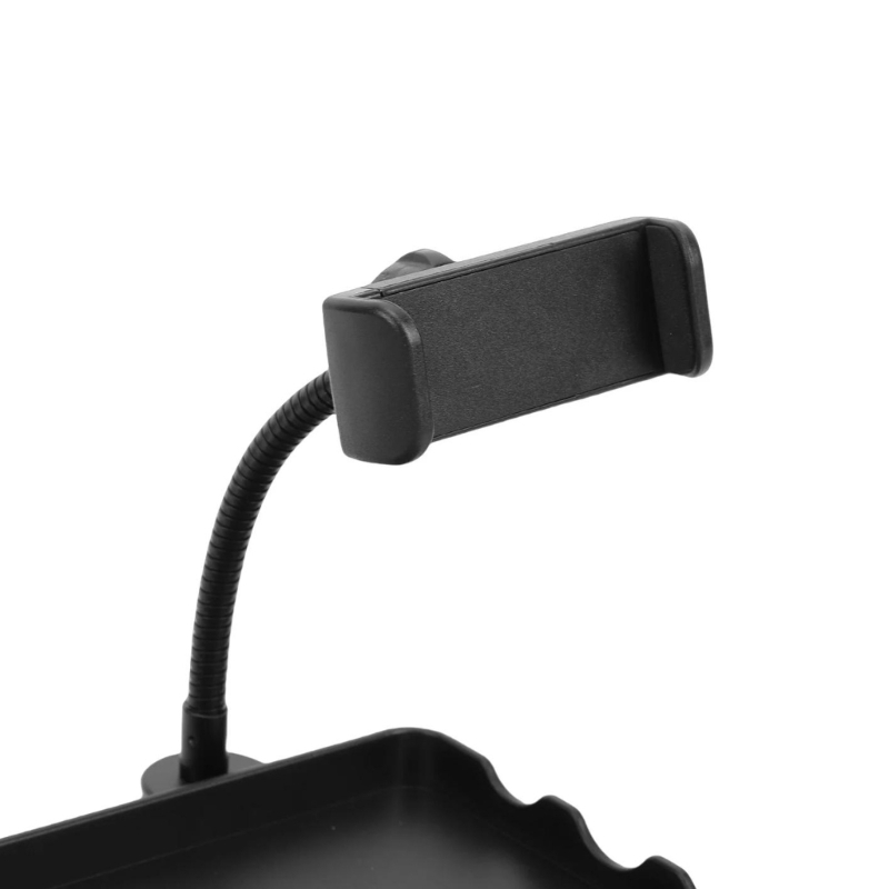 Desk Setup With Mic - ABS Livestreaming Device Microphone Clip Tray