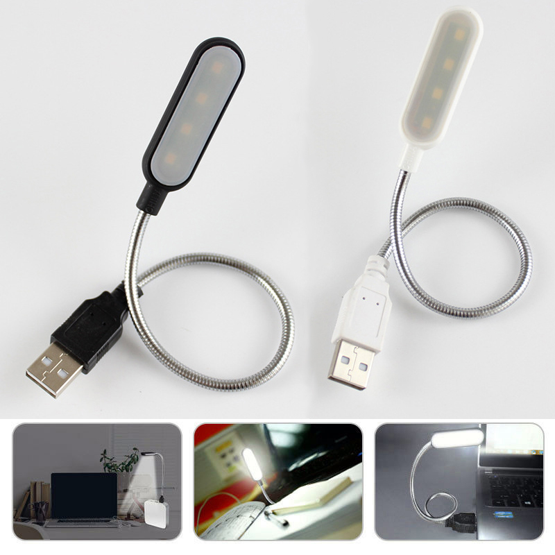 Mini 4 LED Book Lamp Portable  - огляд і ціна Desk Setup With Laptop