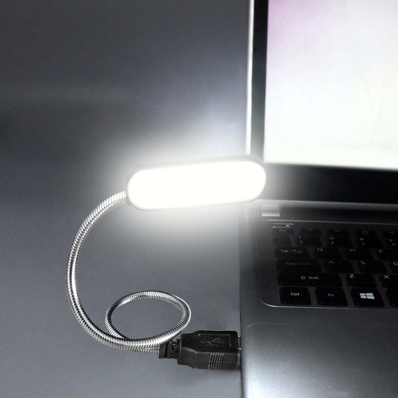 Mini 4 LED Book Lamp Portable  - огляд і ціна Desk Setup With Laptop