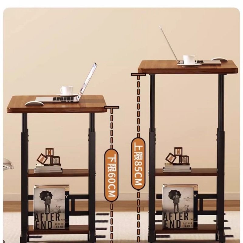 Movable Lifting Bedside Table  - огляд і ціна Desk Setup With Laptop