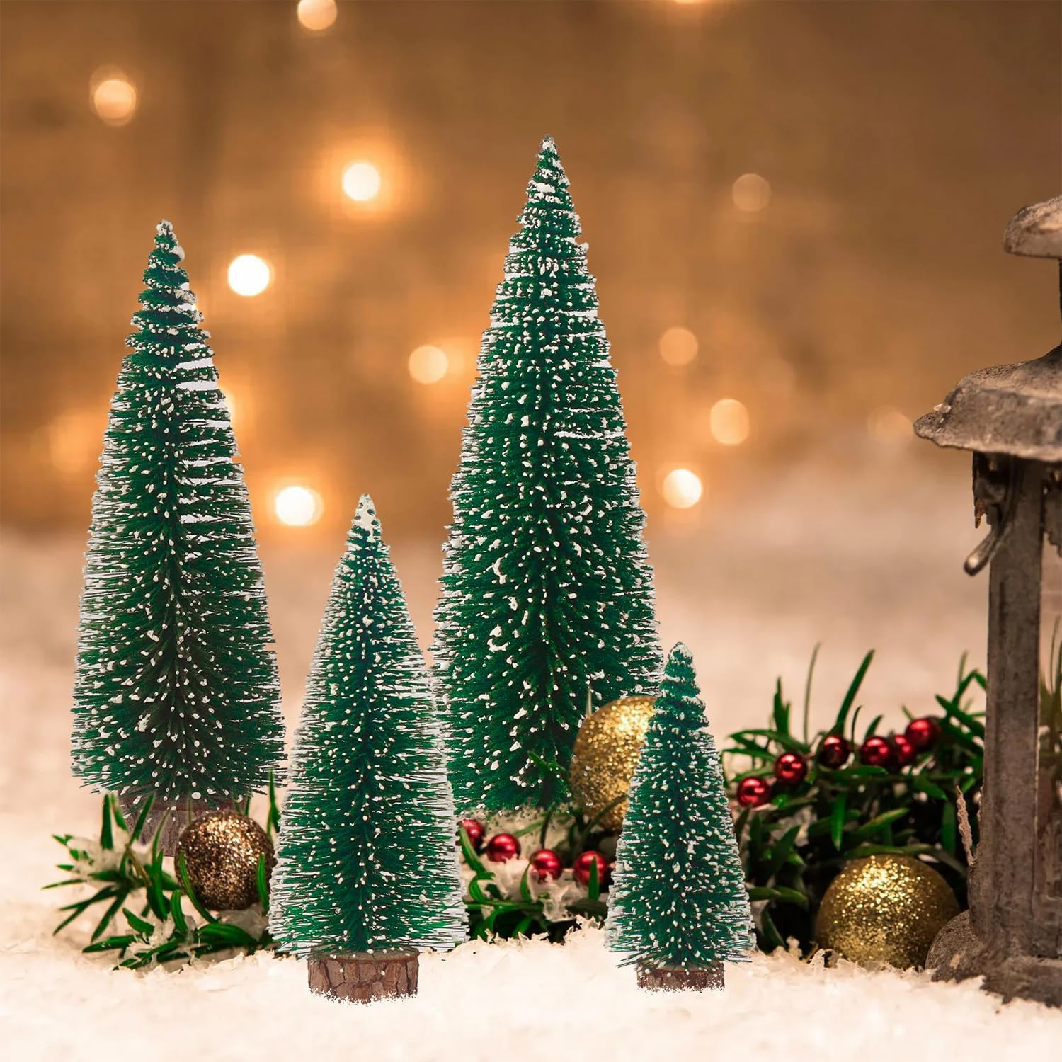 Mini Christmas Tree Bottle Bru - огляд і ціна Desk Setup Green