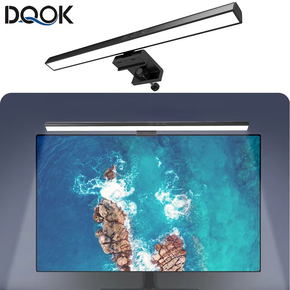 Screen LED Bar Desk Lamp PC Co - огляд і ціна Desk Setup With Laptop