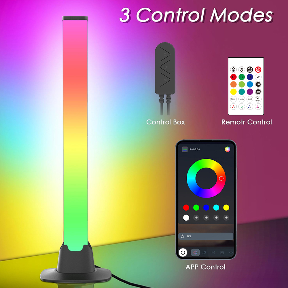 Desktop Setup RGB LED Lights B - огляд і ціна Desk Setup With Tv