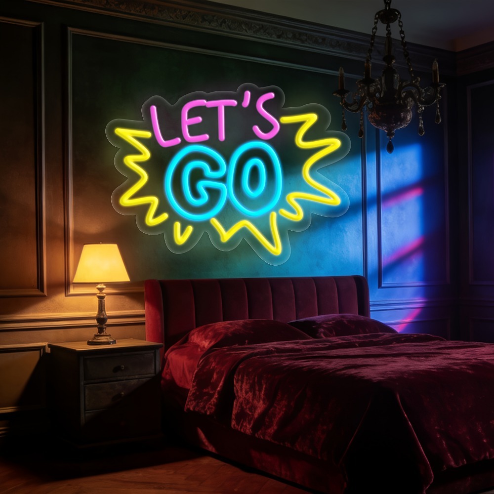 LET'S GO Multicolor LED Neon S - огляд і ціна Desk Setup Inspiration