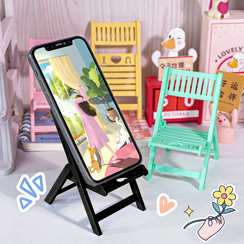 Mini Folding Chair Phone Stand - огляд і ціна Desk Setup Videos
