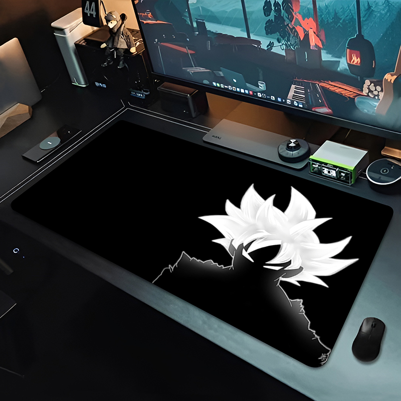 DBZ Black Anime Mouse Pad Drag - огляд і ціна Desk Setup Accessories