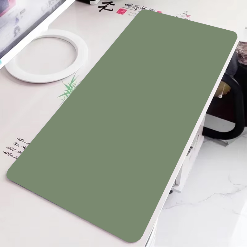 Solid green gaming mousepad la - огляд і ціна Desk Setup Blue