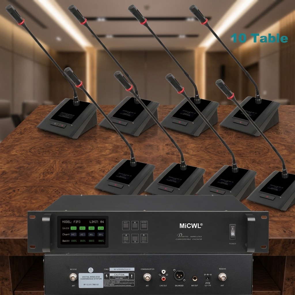 MiCWL Digital Wireless Goosene - огляд і ціна Desk Setup With Mic