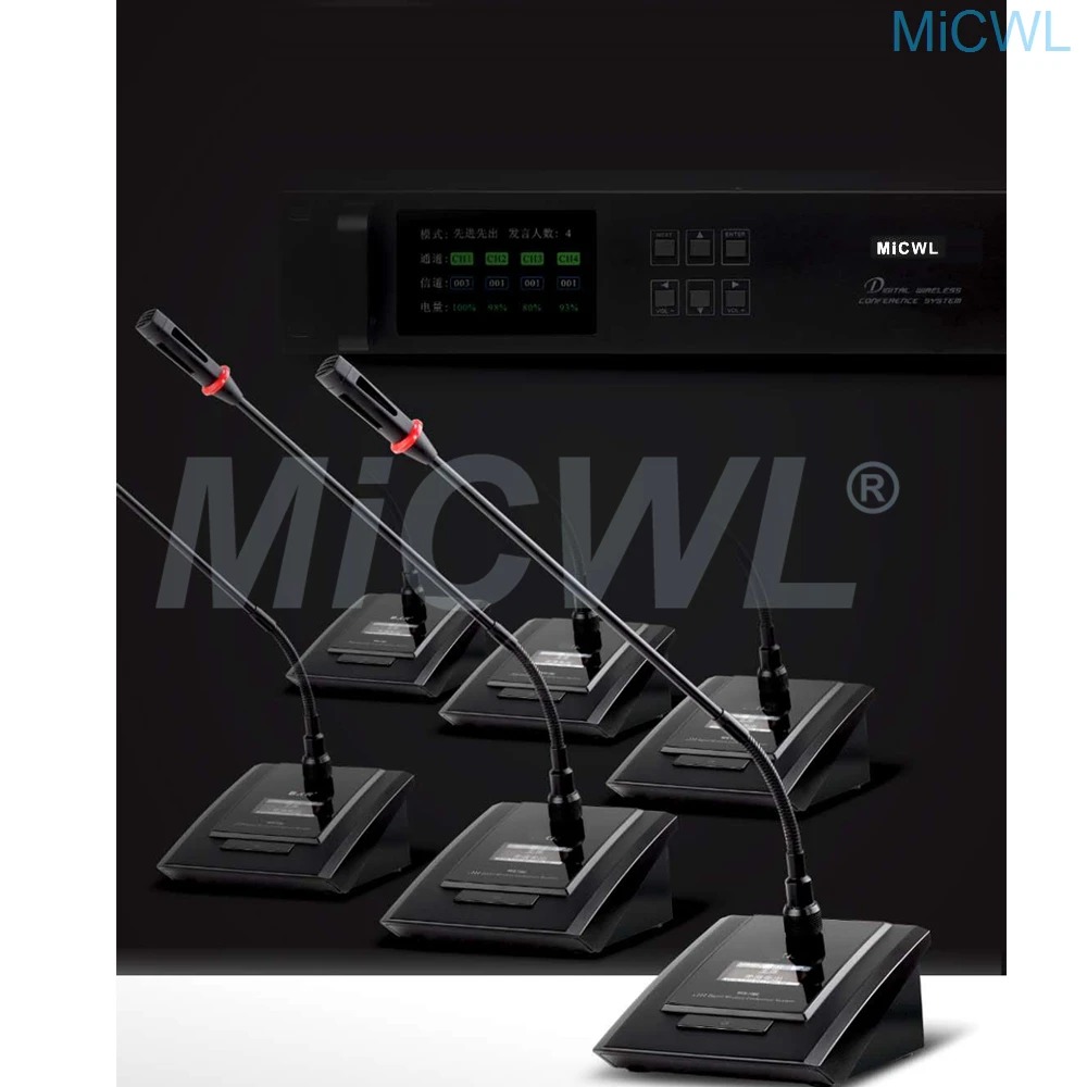 MiCWL Digital Wireless Goosene - огляд і ціна Desk Setup With Mic