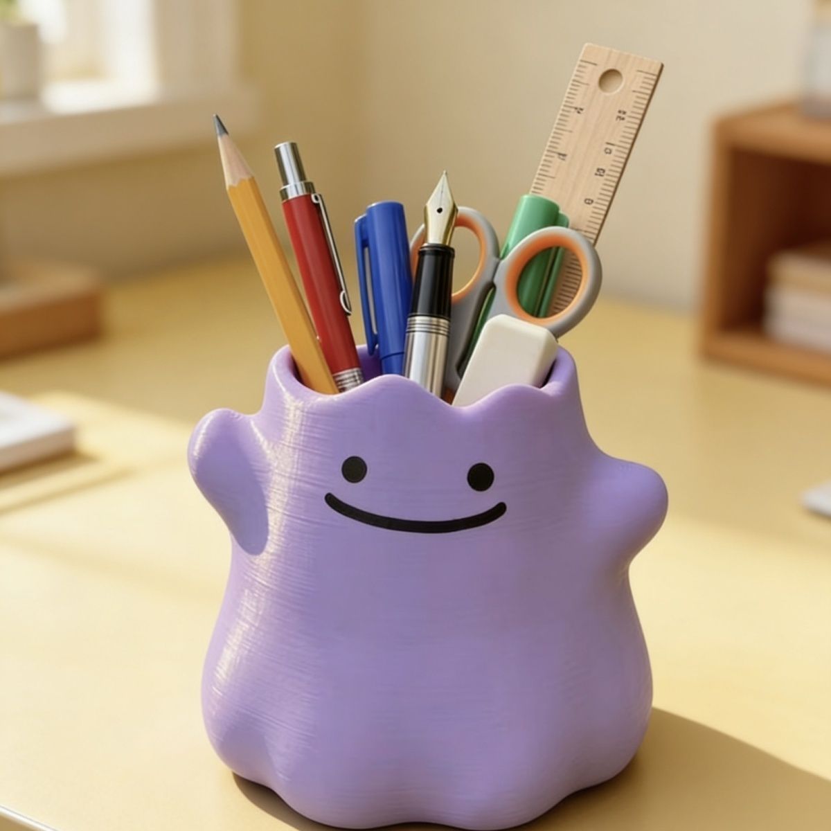 Pokemon Ditto Pen Holder Creat - огляд і ціна Desk Setup Organization