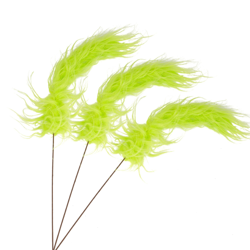 Fluffy Green Grinch Twig Picks - огляд і ціна Desk Setup Green