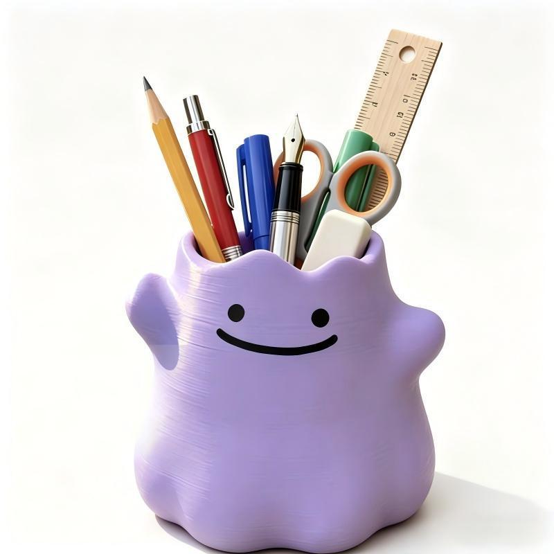 Cartoon Character Pen Holder C - огляд і ціна Desk Setup Organization