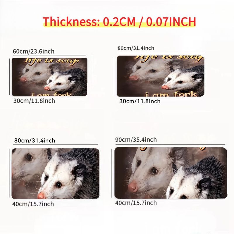 Whimsical Large Mouse Pad Flyi - огляд і ціна Desk Setup Essentials