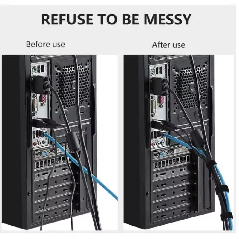 1/5M Cable Manager Data Cable  - огляд і ціна Desk Setup Organization