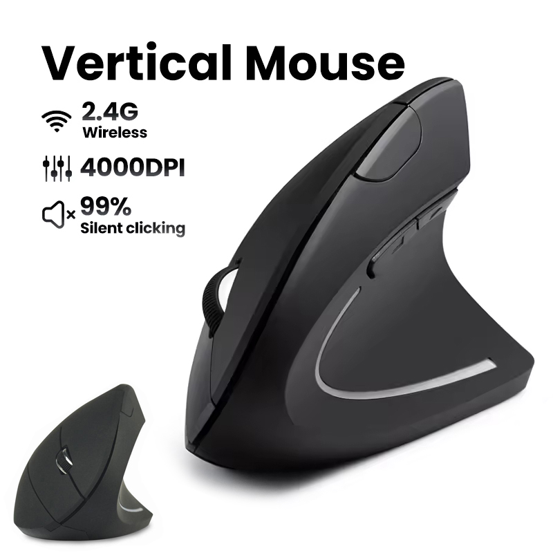 Ergonomic Wireless Mouse 1600  - огляд і ціна Desk Setup For Studying