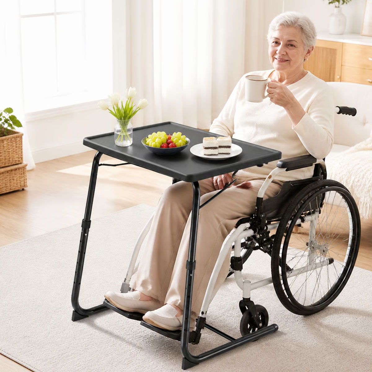 Adjustable Laptop Bed Table 6‑ - огляд і ціна Desk Setup With Laptop