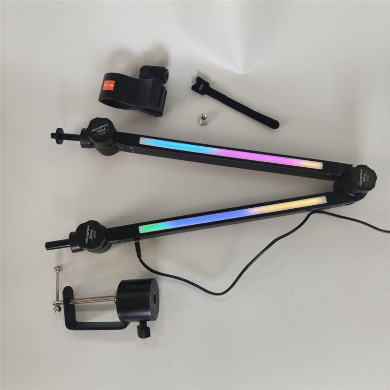 Rotatable Suspension Boom Scis - огляд і ціна Desk Setup With Mic