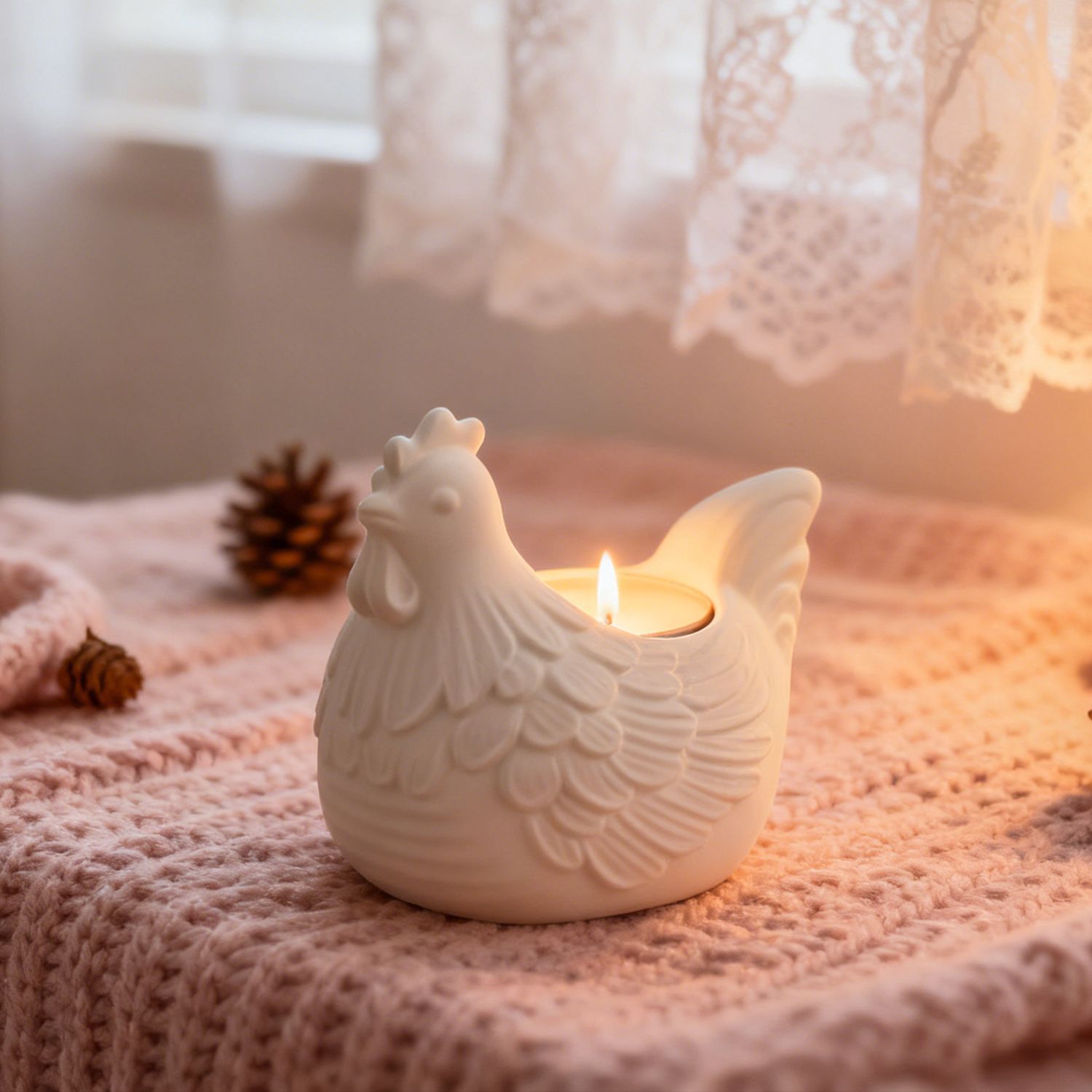 DIY 3D Little Chicken Candle H - огляд і ціна Desk Setup Organization