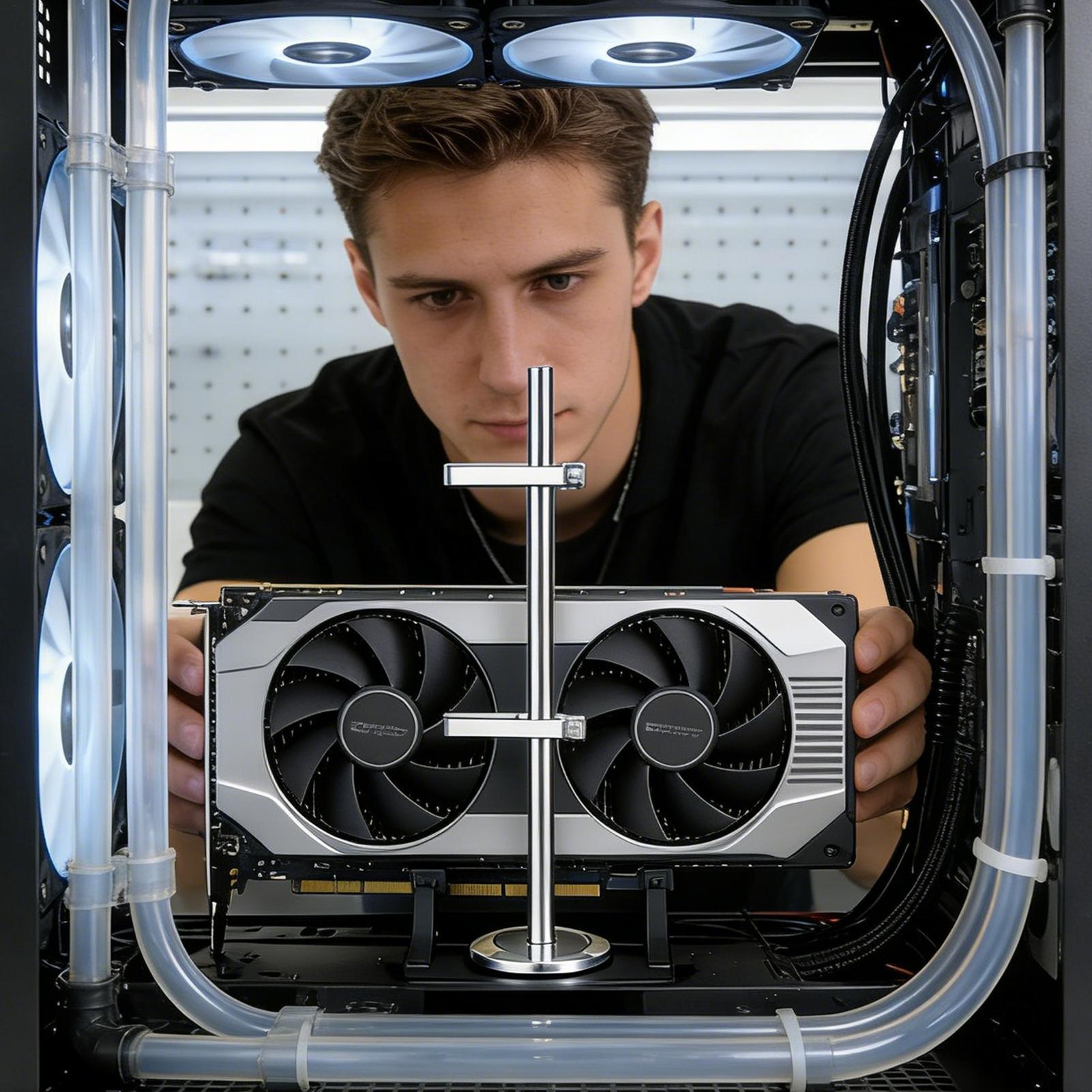 GPU Support Bracket With Jack  - огляд і ціна Desk Setup Videos