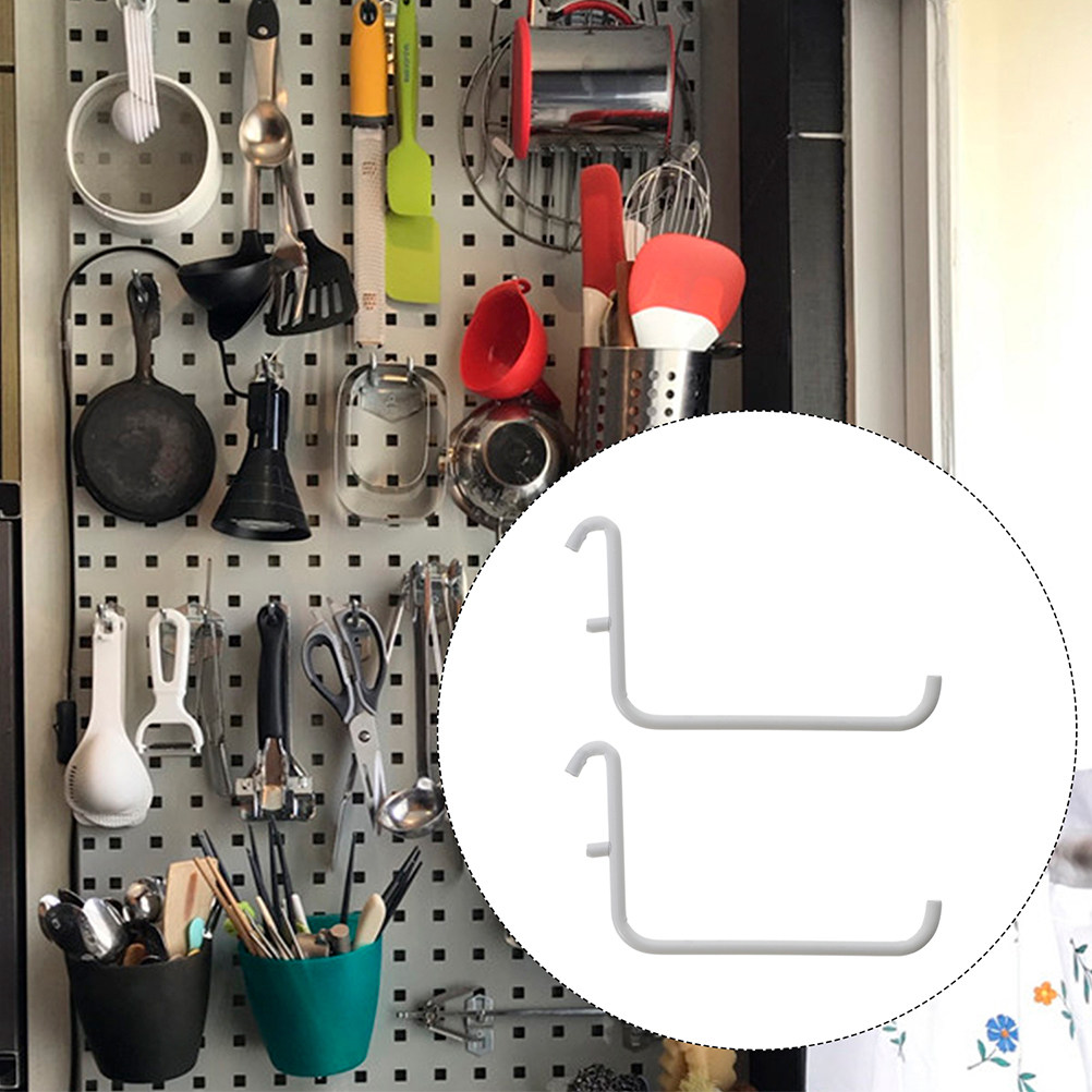 4Pcs Metal Painted Pegboard Br - огляд і ціна Desk Setup Organization