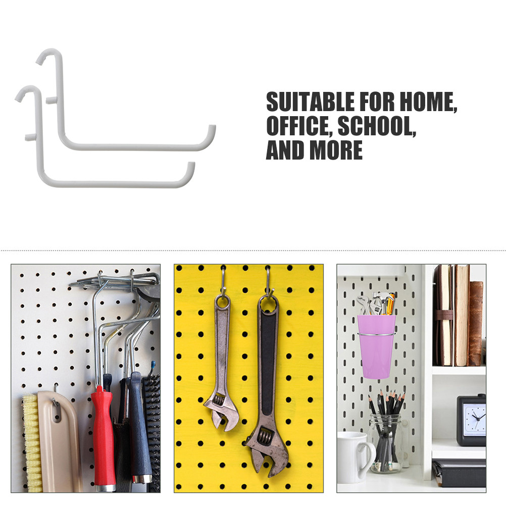 4Pcs Metal Painted Pegboard Br - огляд і ціна Desk Setup Organization