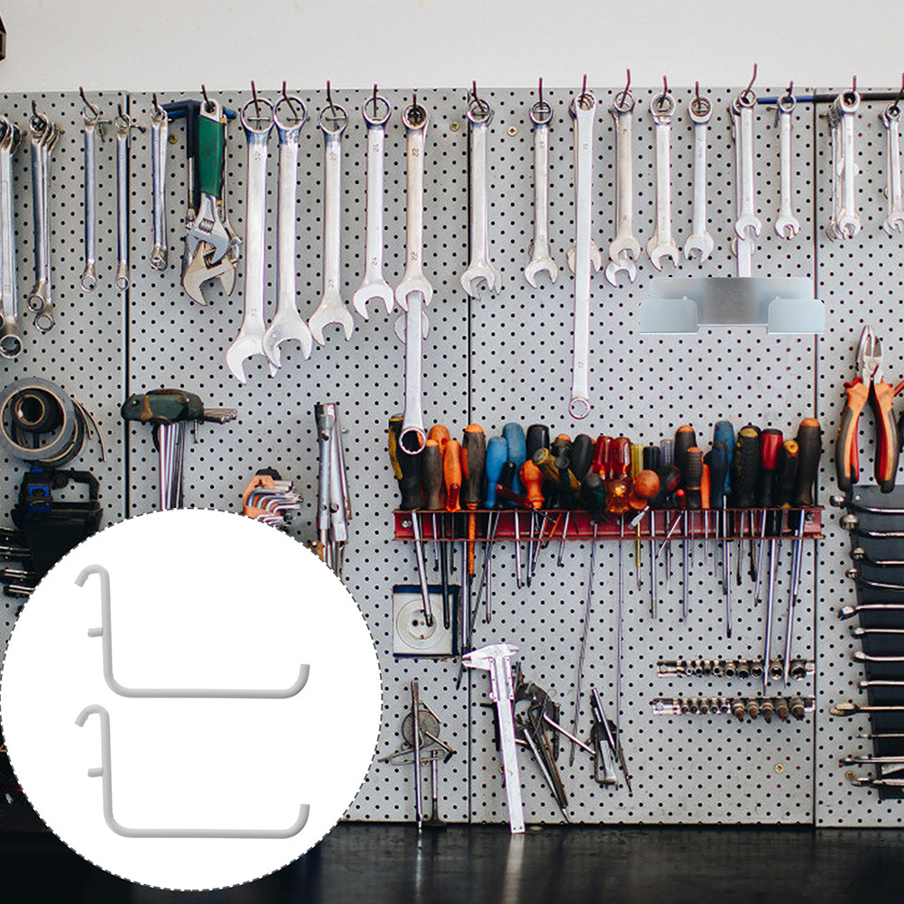 4Pcs Metal Painted Pegboard Br - огляд і ціна Desk Setup Organization