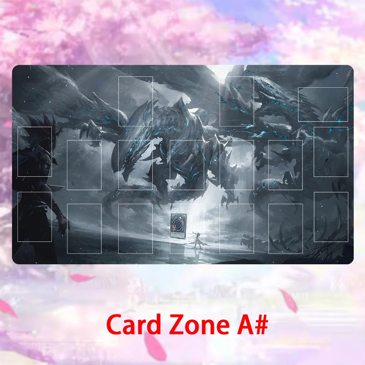 YuGiOh Playmat Neo Blue-Eyes U - огляд і ціна Desk Setup Blue