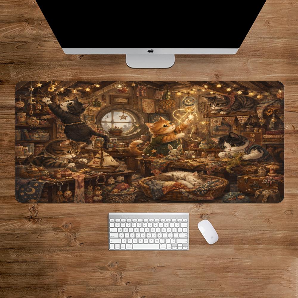 Cats Mouse Pad Anti-slip Desk  - огляд і ціна Desk Setup For Studying