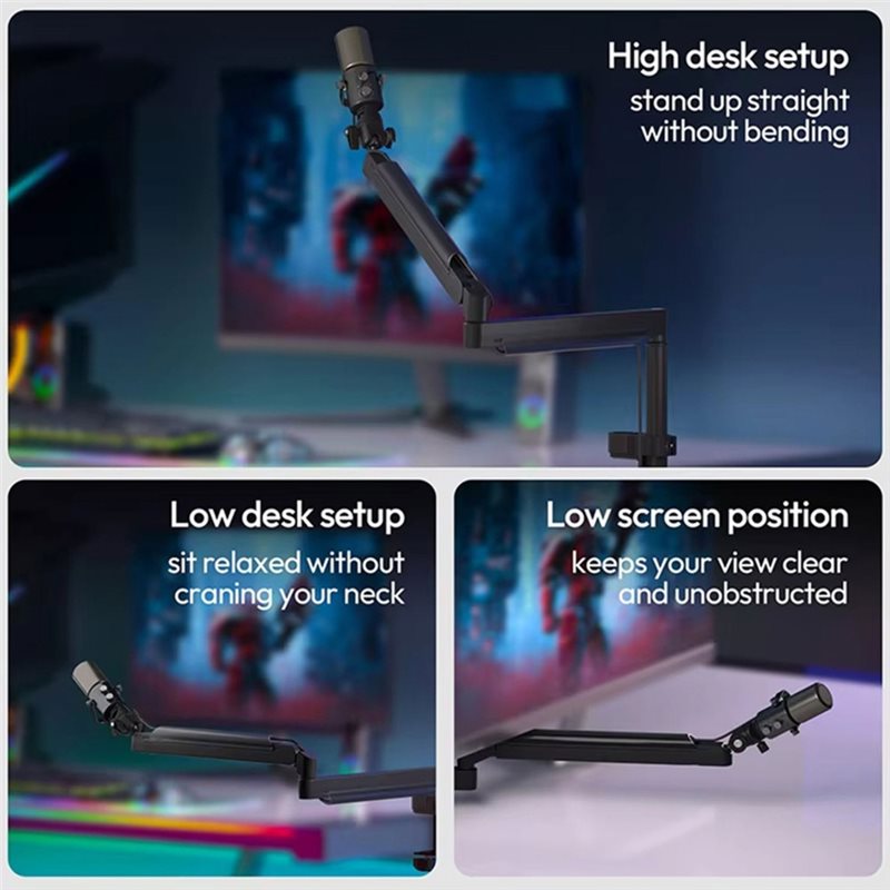 A99E-ZJ05 Adjustable Microphon - огляд і ціна Desk Setup With Mic