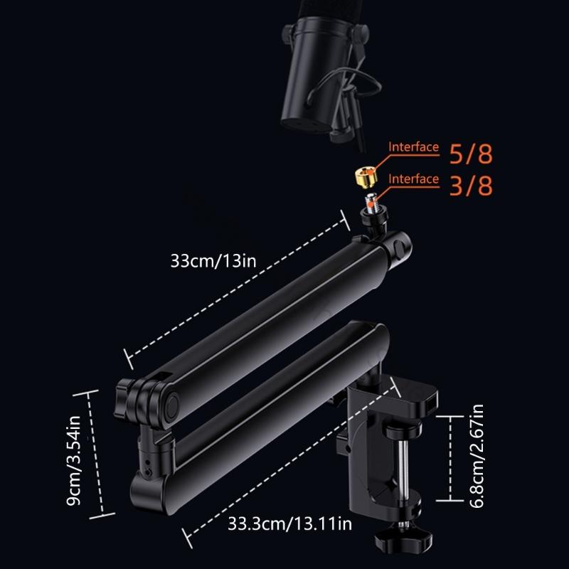 96BA Sturdy Mic Suspension Boo - огляд і ціна Desk Setup With Mic