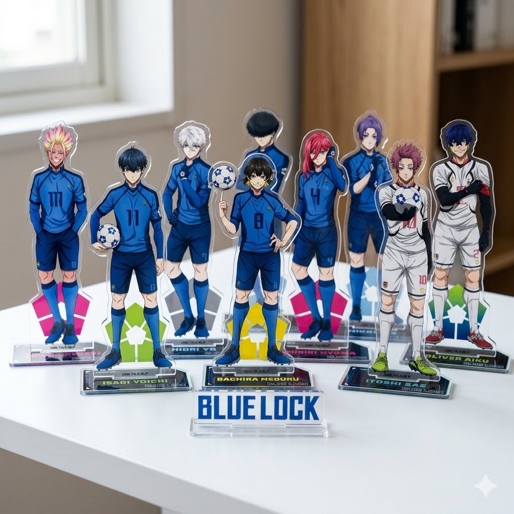 Blue Lock Mikage Reo Manga Cha - огляд і ціна Desk Setup Blue